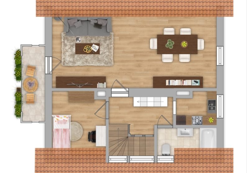 Grundriss Dachgeschoss