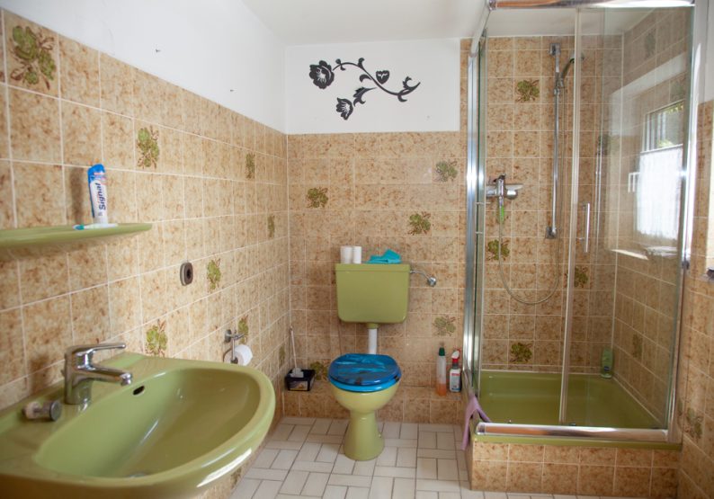 Duschbad im Untergeschoss