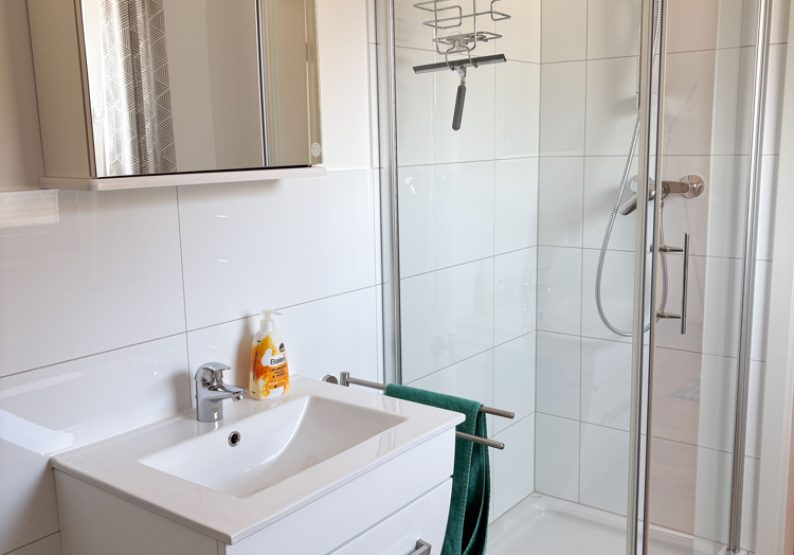Badezimmer im Dachgeschoss