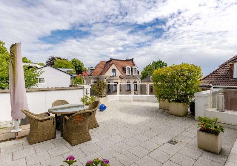 Dachterrasse Blickrichtung Osten