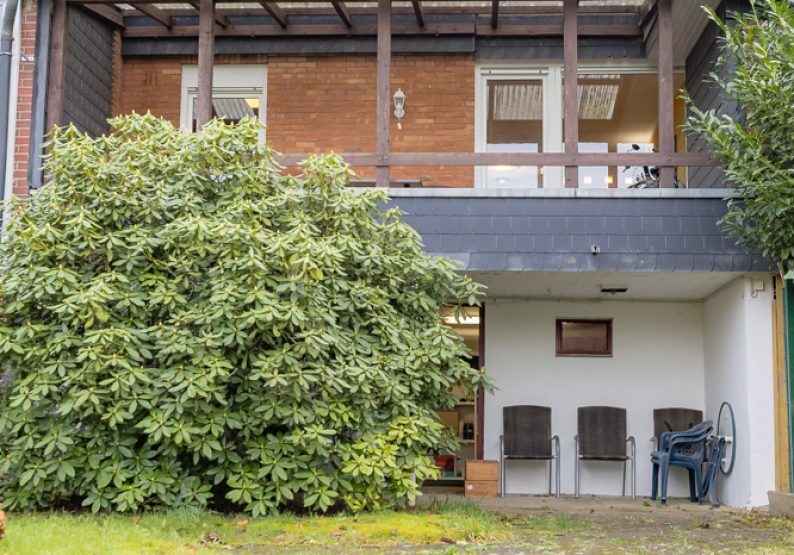 Rückansicht Gebäude