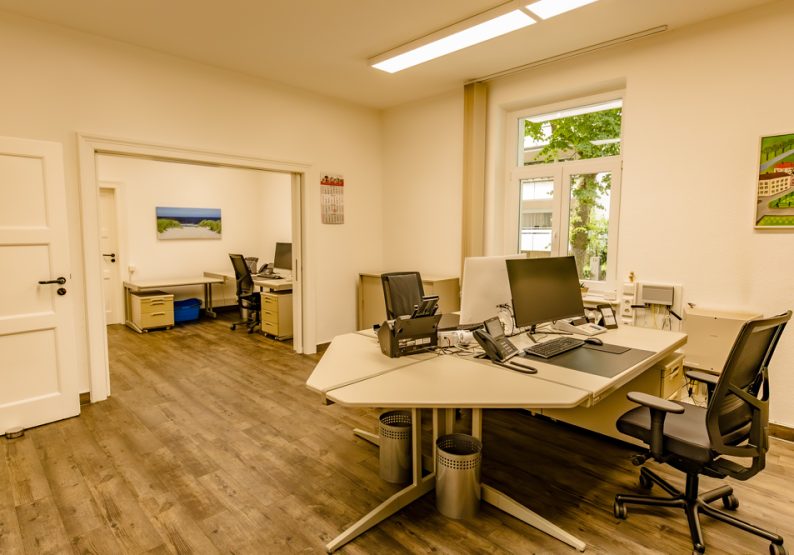 Büros im Hauptgebäude