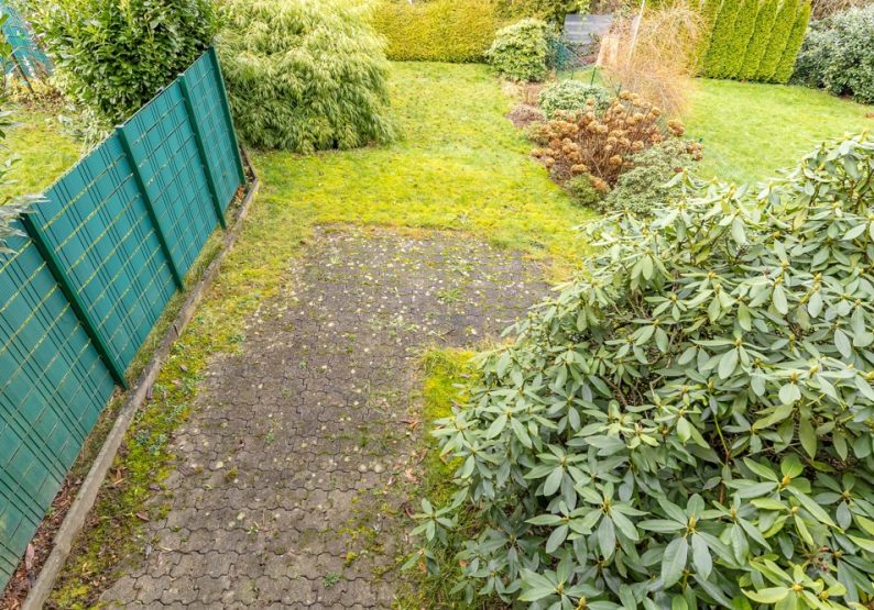 Garten von oben